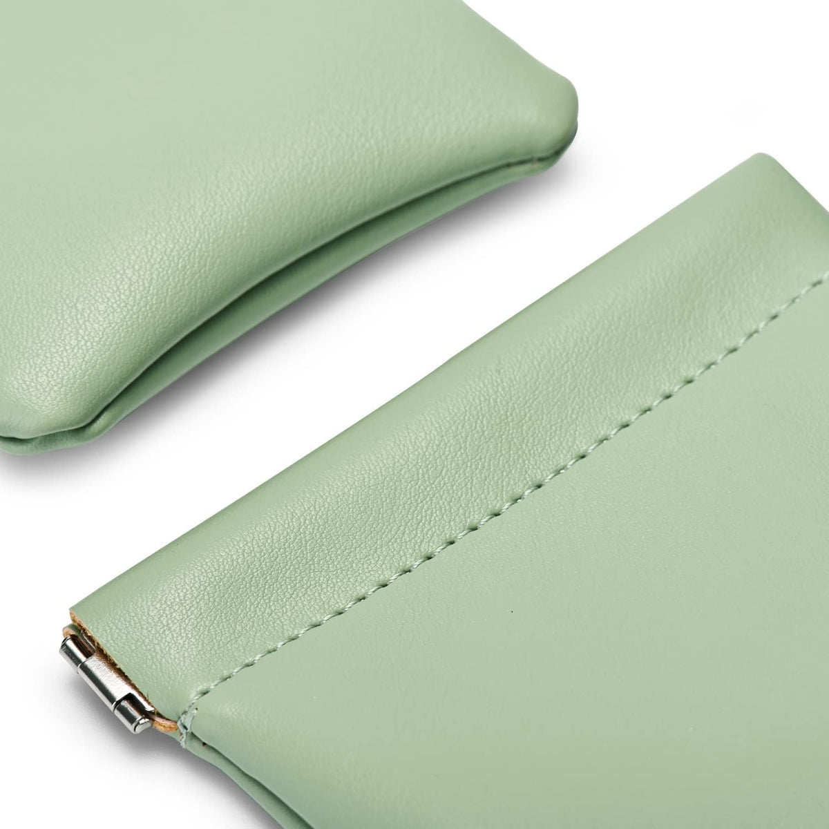 PU Leather Jewelry Travel Bag Leather Jewelry Pouch Christmas,Wedding Party Favor Gift Bag (S, Dark Green)