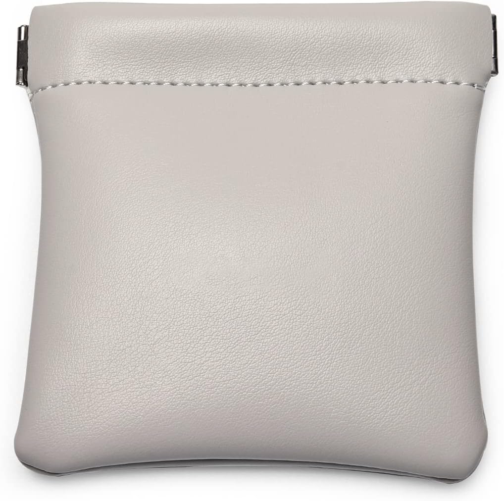 PU Leather Jewelry Travel Bag Leather Jewelry Pouch Christmas,Wedding Party Favor Gift Bag (S, Dark Green)