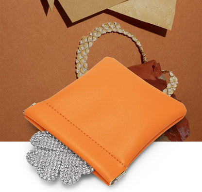 PU Leather Jewelry Travel Bag Leather Jewelry Pouch Christmas,Wedding Party Favor Gift Bag (S, Dark Green)