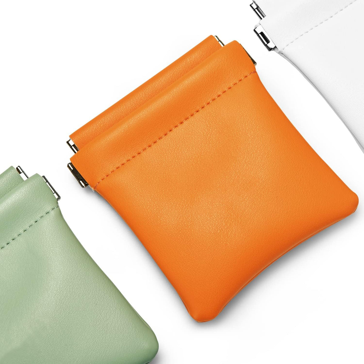 PU Leather Jewelry Travel Bag Leather Jewelry Pouch Christmas,Wedding Party Favor Gift Bag (S, Dark Green)