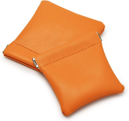PU Leather Jewelry Travel Bag Leather Jewelry Pouch Christmas,Wedding Party Favor Gift Bag (S, Dark Green)