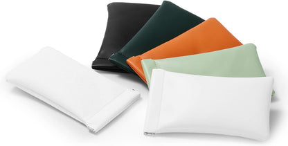 PU Leather Jewelry Travel Bag Leather Jewelry Pouch Christmas,Wedding Party Favor Gift Bag (S, Dark Green)