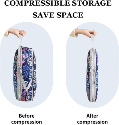 Compression Packing Cubes for Women Men Travel Space Saving Luggage Bags Travel Essentials Compression Cubes for Carry on Suitcases Organizers,style2