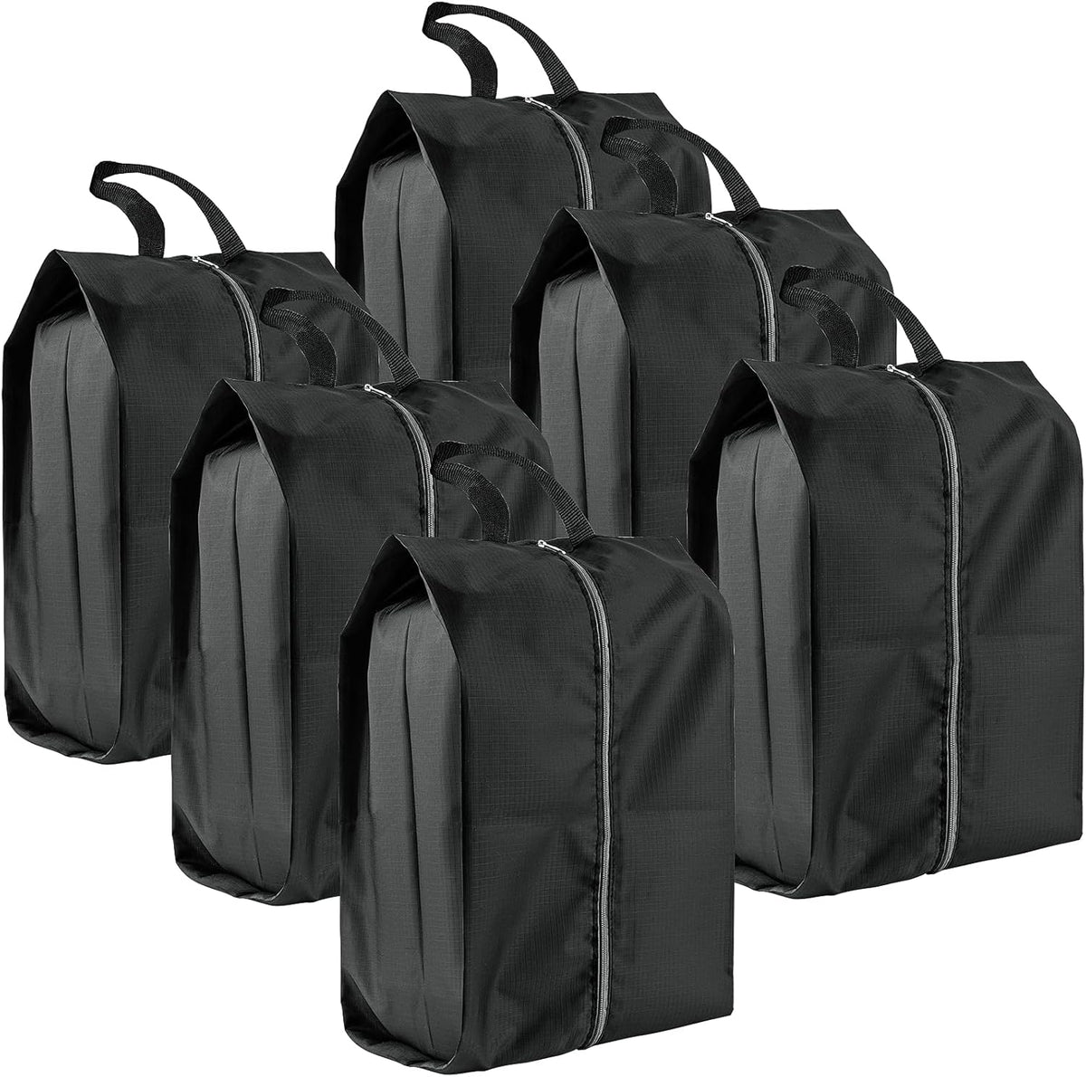 Shoe Bags for Travel, 4 Pack Extra Durable Travel Shoe Bags for Storage and Packing, Reusable Water-proof Shoe Bag with Smooth Zipper, Portable Travel Essentials