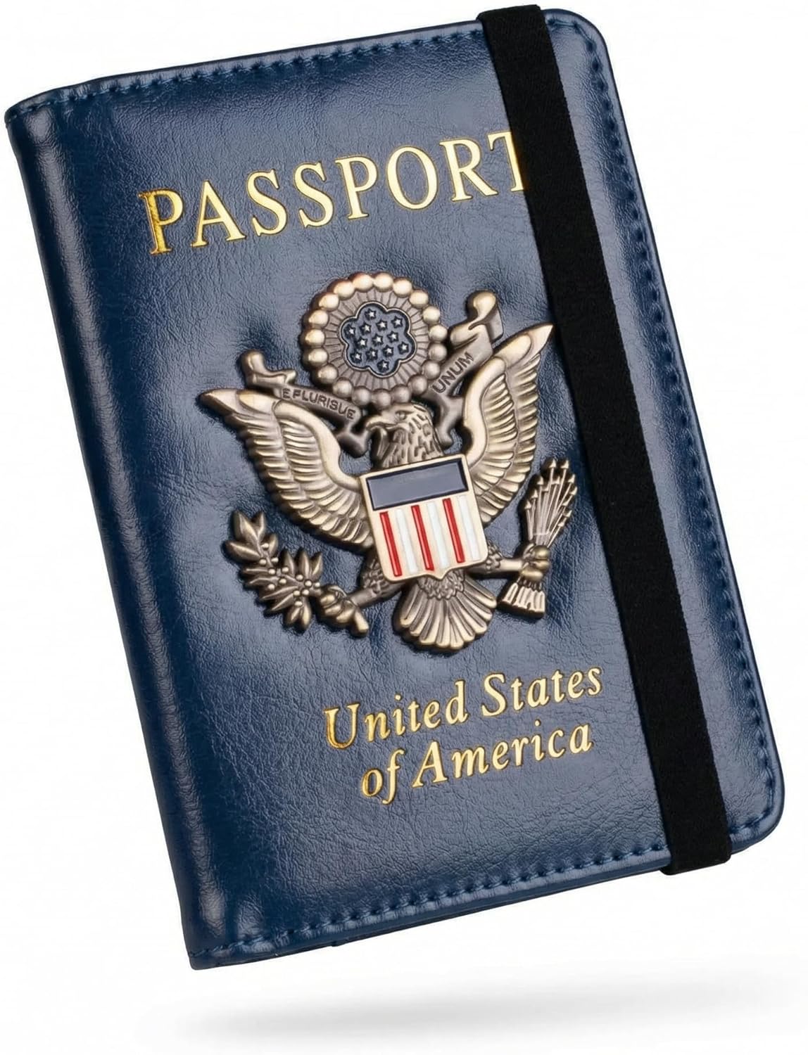 Passport Holder RFID Blocking - Travel Wallet with Card Slots, Leather Document Organizer for Travel Essentials