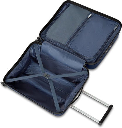 Airconic Hardside Expandable Luggage with Spinner Wheels, Navy Blue, Carry-On 20-Inch