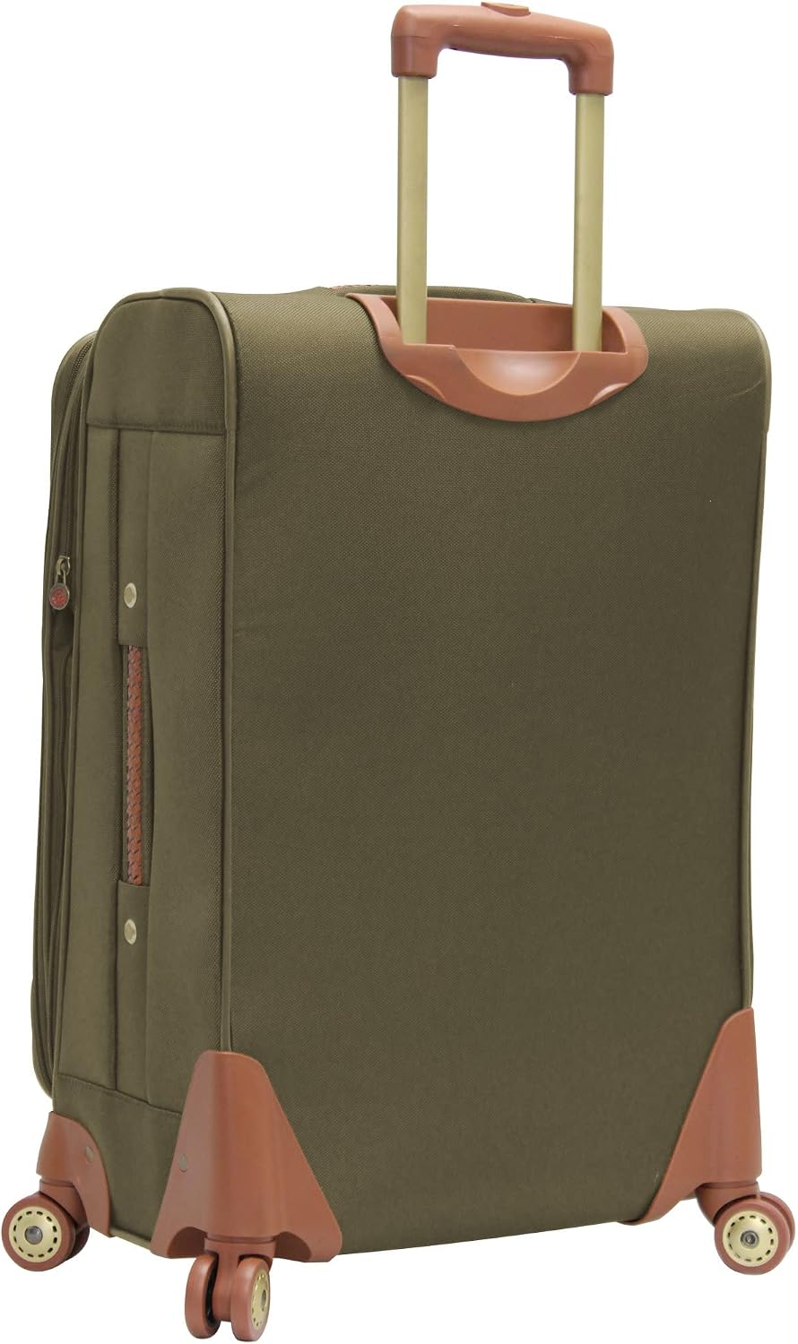 Carry-On Luggage with Spinner Wheels Softside Expandable 20-In Suitcase