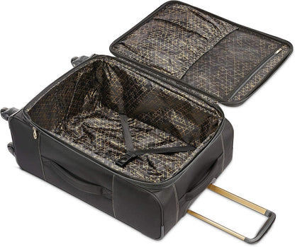 Belle Voyage Softside Luggage with Spinner Wheels, Black, Carry-On 21-Inch