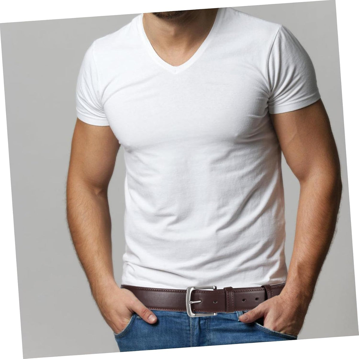 Hidden Money Pocket Travel Security Belt for Men Waist Wallet with Concealed Zipper Pockets for Cash and Valuables Elegant Brown Travel Accessories