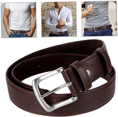 Hidden Money Pocket Travel Security Belt for Men Waist Wallet with Concealed Zipper Pockets for Cash and Valuables Elegant Brown Travel Accessories