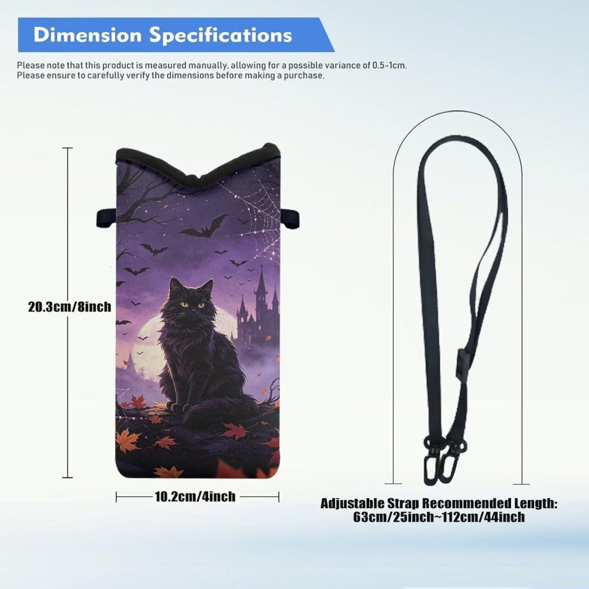 Women Men Crossbody Phone Bag Lightweight Neoprene Cellphone Case Waterproof Phone Carry Pouch for iPhone 15/14/ 13 Pro Max, for Samsung S24, S23+, A25, A35, Hummingbird Floral Pattern - Colors B