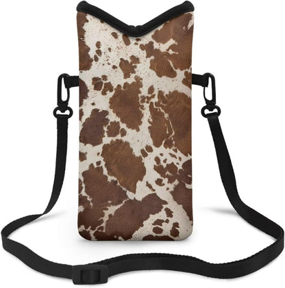 Women Men Crossbody Phone Bag Lightweight Neoprene Cellphone Case Waterproof Phone Carry Pouch for iPhone 15/14/ 13 Pro Max, for Samsung S24, S23+, A25, A35, Hummingbird Floral Pattern - Colors B