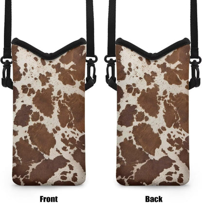 Women Men Crossbody Phone Bag Lightweight Neoprene Cellphone Case Waterproof Phone Carry Pouch for iPhone 15/14/ 13 Pro Max, for Samsung S24, S23+, A25, A35, Hummingbird Floral Pattern - Colors B
