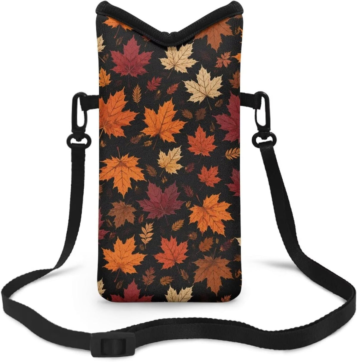 Women Men Crossbody Phone Bag Lightweight Neoprene Cellphone Case Waterproof Phone Carry Pouch for iPhone 15/14/ 13 Pro Max, for Samsung S24, S23+, A25, A35, Hummingbird Floral Pattern - Colors B