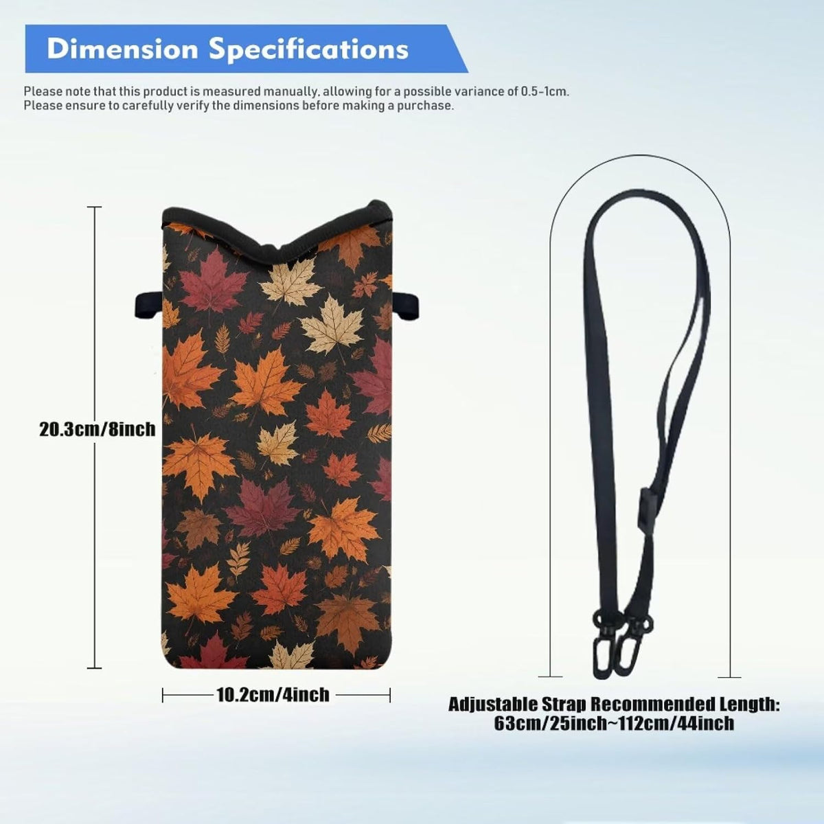 Women Men Crossbody Phone Bag Lightweight Neoprene Cellphone Case Waterproof Phone Carry Pouch for iPhone 15/14/ 13 Pro Max, for Samsung S24, S23+, A25, A35, Hummingbird Floral Pattern - Colors B