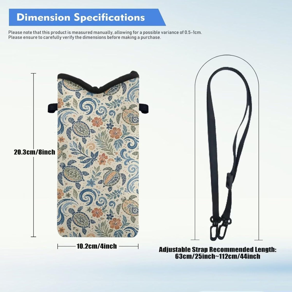Women Men Crossbody Phone Bag Lightweight Neoprene Cellphone Case Waterproof Phone Carry Pouch for iPhone 15/14/ 13 Pro Max, for Samsung S24, S23+, A25, A35, Hummingbird Floral Pattern - Colors B