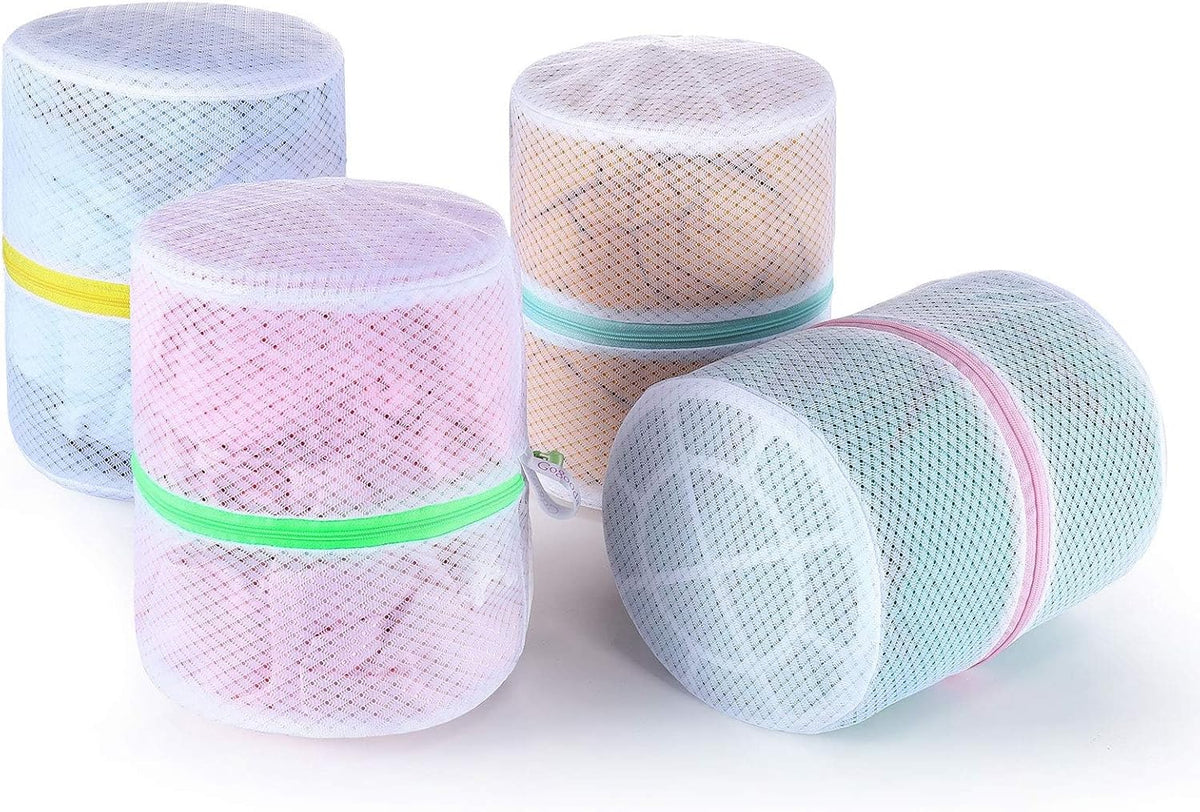 6 PCS Mesh Laundry Bags, Delicates Washing Bags | 3 Medium 3 Large for Sweater Blouse Hosiery Bras Machine Wash Bags for Travel Storage Organization