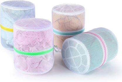 6 PCS Mesh Laundry Bags, Delicates Washing Bags | 3 Medium 3 Large for Sweater Blouse Hosiery Bras Machine Wash Bags for Travel Storage Organization