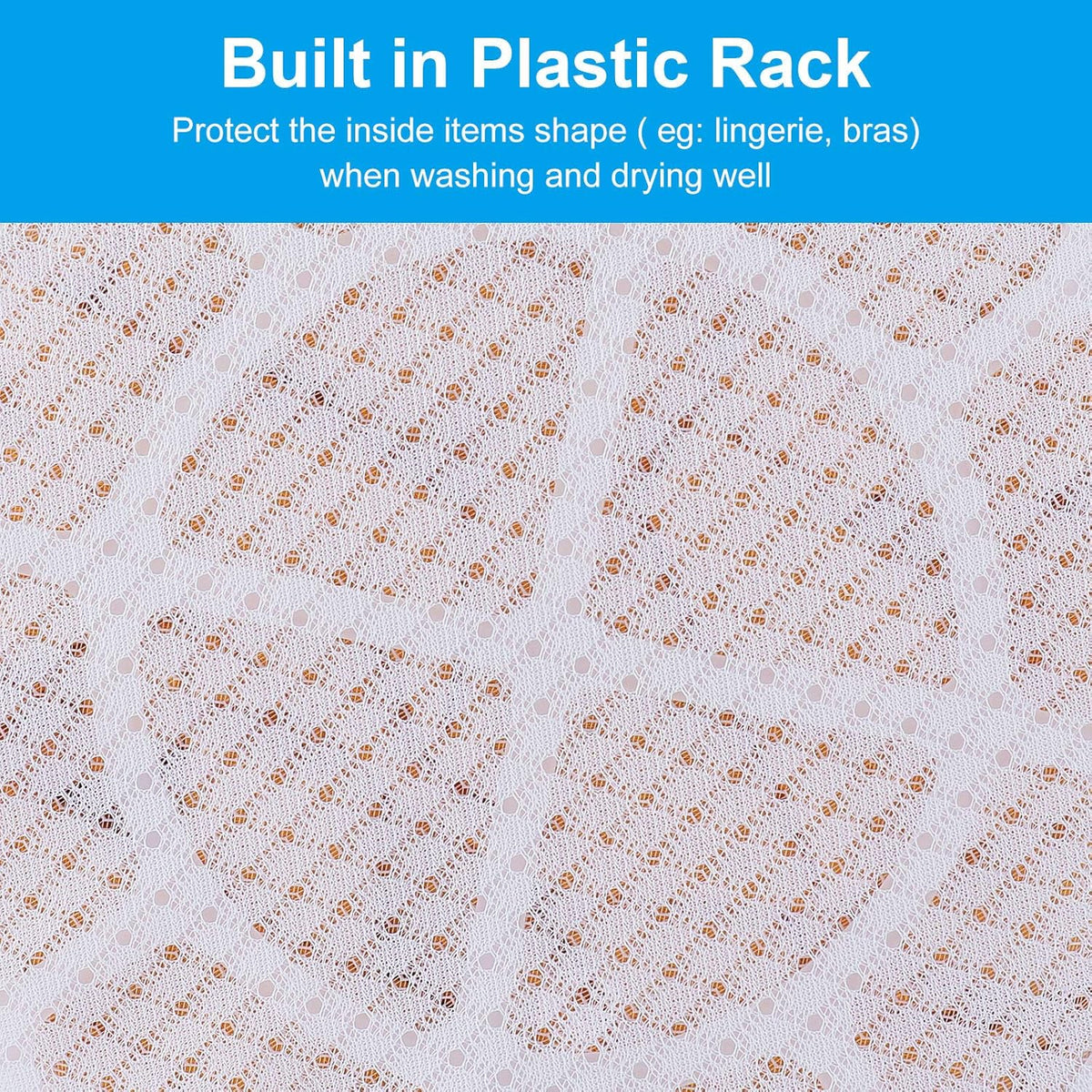 6 PCS Mesh Laundry Bags, Delicates Washing Bags | 3 Medium 3 Large for Sweater Blouse Hosiery Bras Machine Wash Bags for Travel Storage Organization