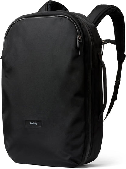 Transit Travel Pack Pro (30–38 liter travel backpack, laptop sleeve, RFID protection zip bottle pocket) - Stone