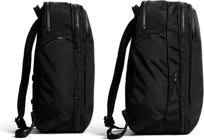 Transit Travel Pack Pro (30–38 liter travel backpack, laptop sleeve, RFID protection zip bottle pocket) - Stone