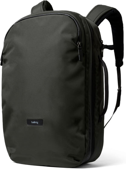 Transit Travel Pack Pro (30–38 liter travel backpack, laptop sleeve, RFID protection zip bottle pocket) - Stone