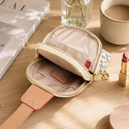 Anti Theft Crossbody Bag for Women, Small RFID Blocking Sling Purse with Zipper Lock for Travel, Vegan Leather