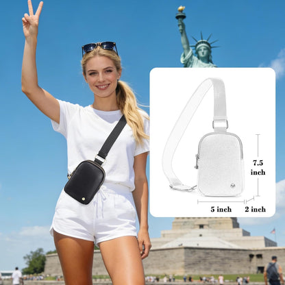 Anti Theft Crossbody Bag for Women, Small RFID Blocking Sling Purse with Zipper Lock for Travel, Vegan Leather