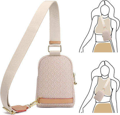 Anti Theft Crossbody Bag for Women, Small RFID Blocking Sling Purse with Zipper Lock for Travel, Vegan Leather