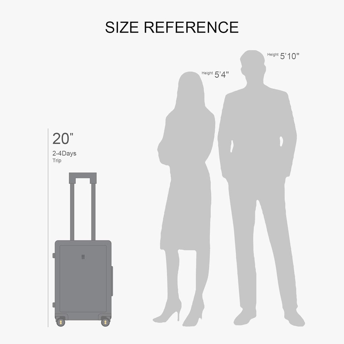 Hard Shell Carry on Luggage Airline Approved, Carry-on Suitcases with Wheels, Lightweight Luminous Textured Hardside Travel Bag with Tsa Lock, 20 Inch, Black