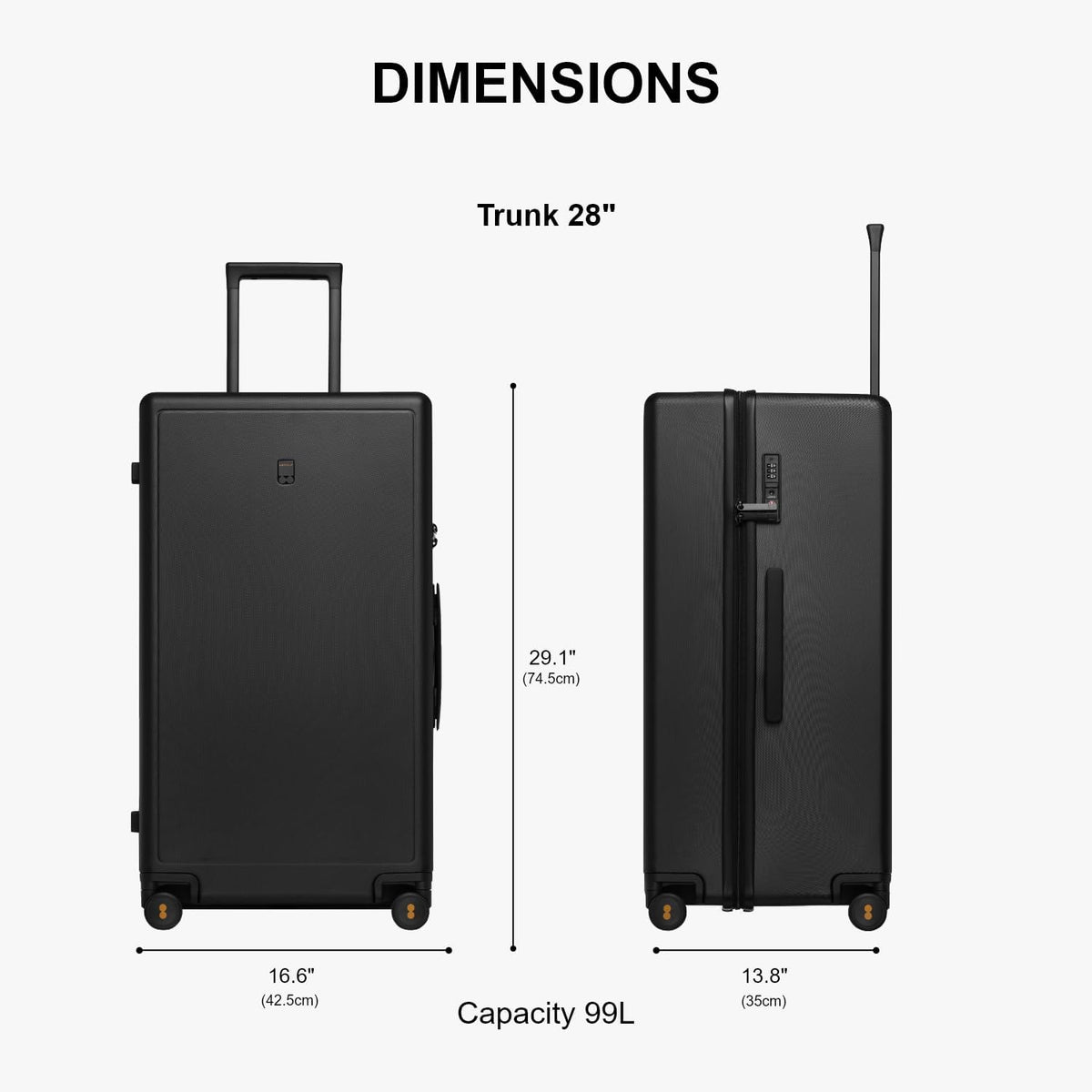 Hard Shell Carry on Luggage Airline Approved, Carry-on Suitcases with Wheels, Lightweight Luminous Textured Hardside Travel Bag with Tsa Lock, 20 Inch, Black
