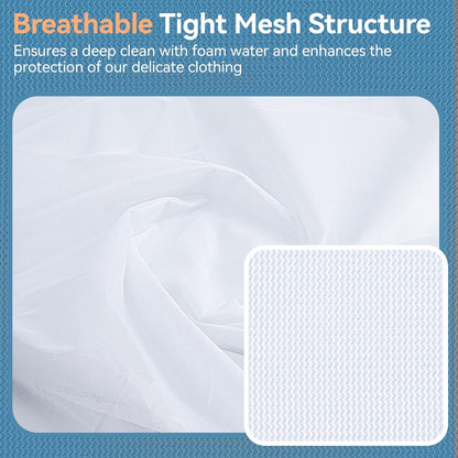 Mesh Laundry Bags for Delicates, 4Pcs Laundry Bags Mesh Wash Bags,Lingerie Bags for Washing Delicates, Laundry Bag for Delicates (1 Large,1 Medium,2 Small)