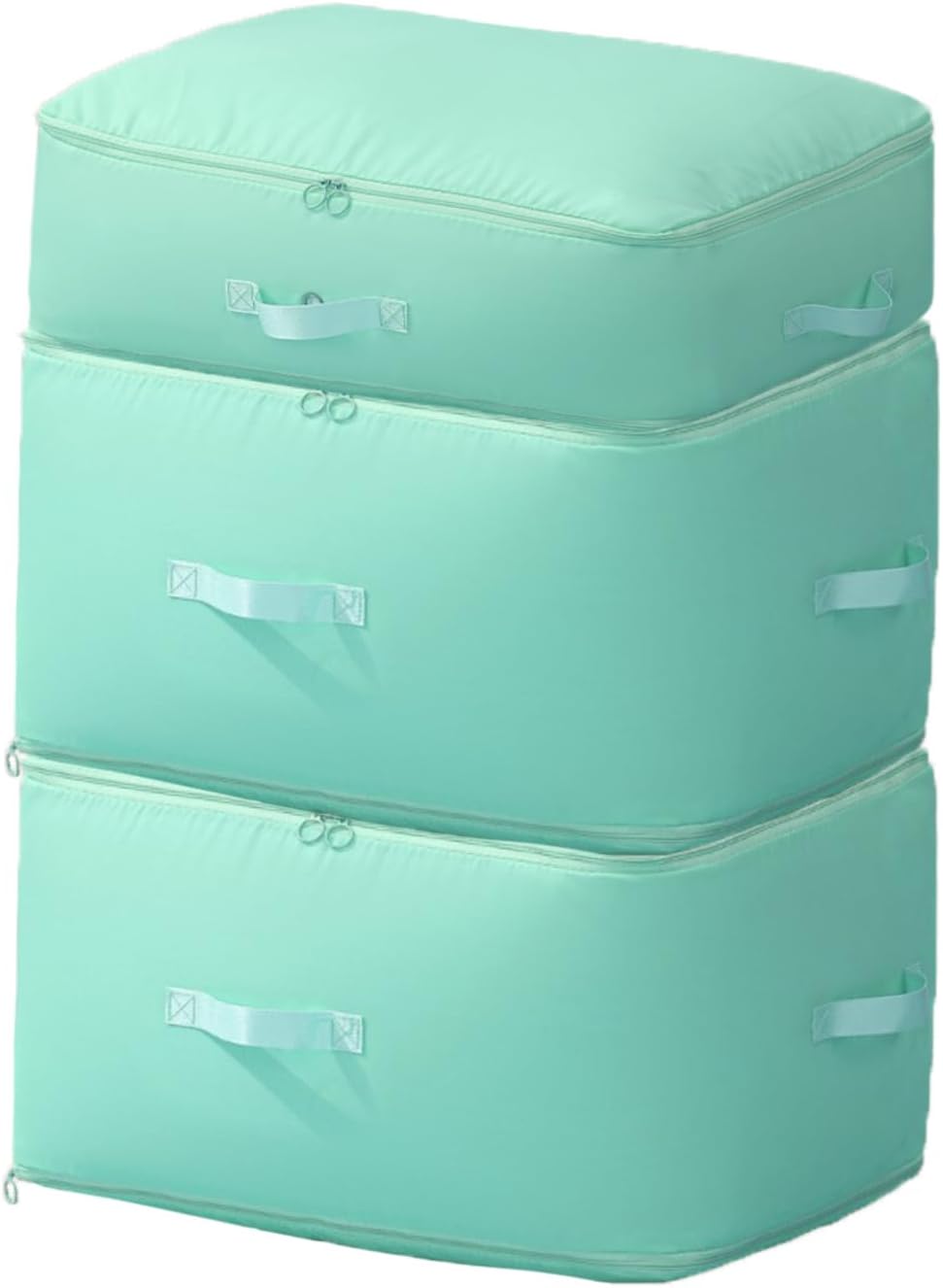3 PCS Ultra Space Saving Self Compression Organizer, 2025 NEW Comforter Storage Bags, Heavy Duty Moving Bags, Washable Compression Bags for Storage Comforter Blanket, Clothes,Closet, Bedding