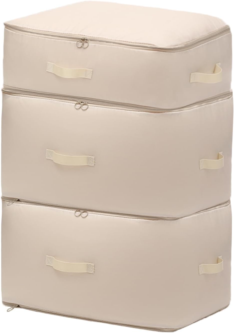 3 PCS Ultra Space Saving Self Compression Organizer, 2025 NEW Comforter Storage Bags, Heavy Duty Moving Bags, Washable Compression Bags for Storage Comforter Blanket, Clothes,Closet, Bedding