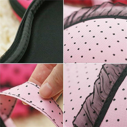 Travel Underwear Organizer Bag Home Organizer Protect Holder Storage Bag Bra Box Travel(Pink)