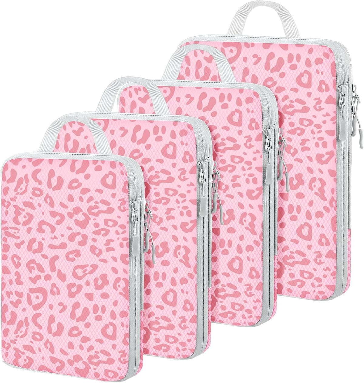 6 Set Compression Packing Cubes, Suitcase Organizer, Lightweight Travel Essentials, Compression Bags For Travel Accessories Luggage Storage Set (6Pcs, Blue)