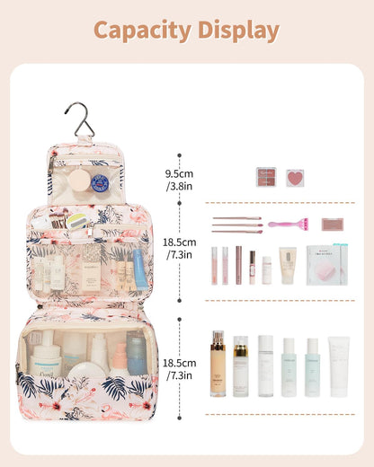 Small Hanging Travel Toiletry Bag for Women, Travel Bag for Toiletries, Makeup Bag Organizer Cosmetic Bags Make Up Bags for Girls