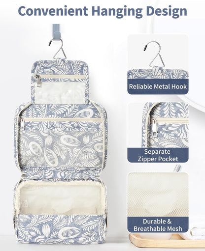 Small Hanging Travel Toiletry Bag for Women, Travel Bag for Toiletries, Makeup Bag Organizer Cosmetic Bags Make Up Bags for Girls