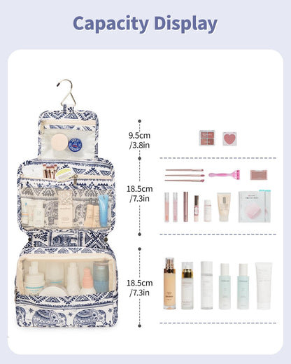 Small Hanging Travel Toiletry Bag for Women, Travel Bag for Toiletries, Makeup Bag Organizer Cosmetic Bags Make Up Bags for Girls
