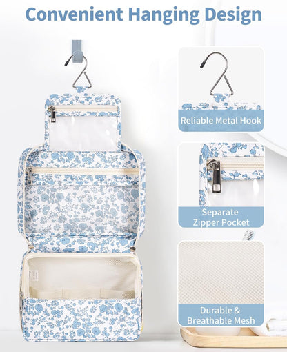 Small Hanging Travel Toiletry Bag for Women, Travel Bag for Toiletries, Makeup Bag Organizer Cosmetic Bags Make Up Bags for Girls