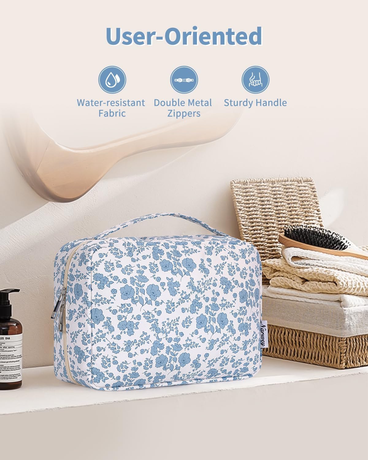 Small Hanging Travel Toiletry Bag for Women, Travel Bag for Toiletries, Makeup Bag Organizer Cosmetic Bags Make Up Bags for Girls