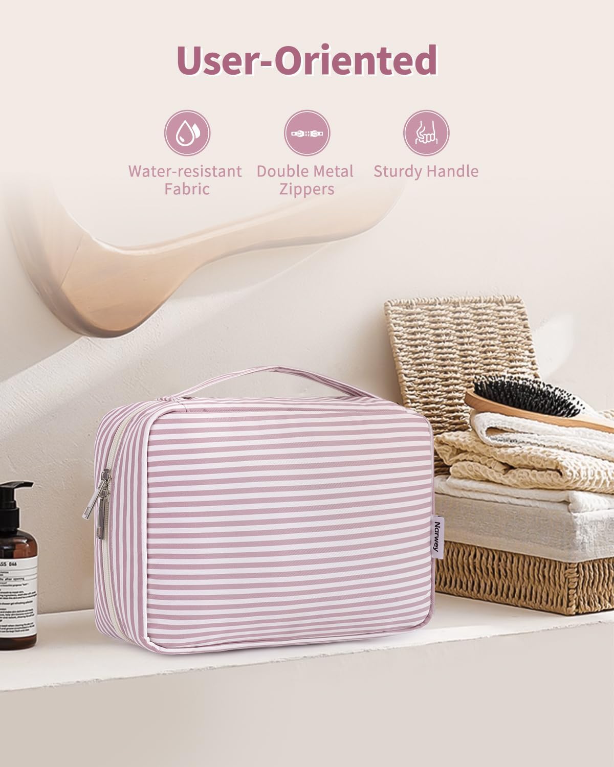 Small Hanging Travel Toiletry Bag for Women, Travel Bag for Toiletries, Makeup Bag Organizer Cosmetic Bags Make Up Bags for Girls