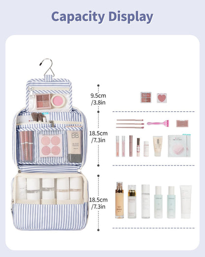 Small Hanging Travel Toiletry Bag for Women, Travel Bag for Toiletries, Makeup Bag Organizer Cosmetic Bags Make Up Bags for Girls