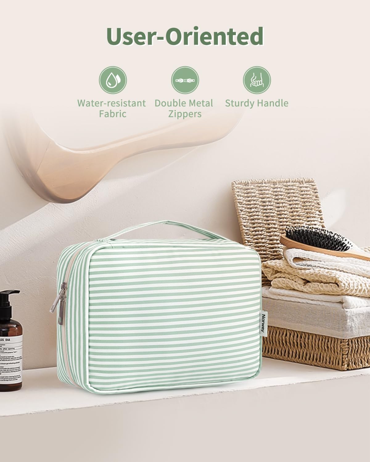 Small Hanging Travel Toiletry Bag for Women, Travel Bag for Toiletries, Makeup Bag Organizer Cosmetic Bags Make Up Bags for Girls