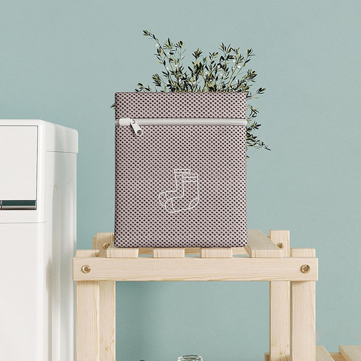 Mesh Bag for Laundry - Anti-Knot Bra Protective Sack,with Zipper Machine Washable Anti-Deformation Laundry Wash Bag - for Outerwear Skirt T-Shirt Sock Pant Travel Dorm