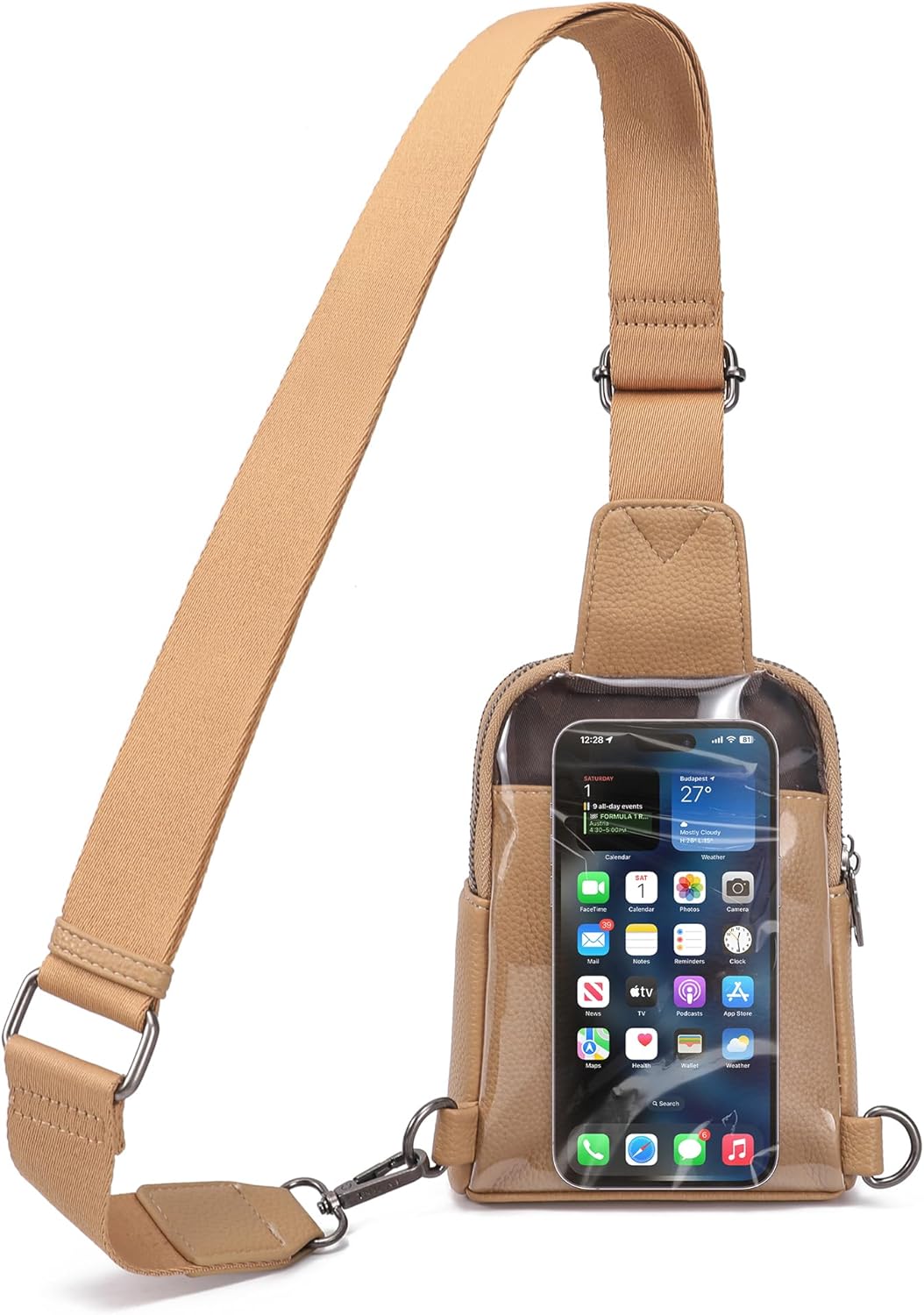 Sling Bag for Women Cross Body Small Bag Anti Theft Phone Purse Touchscreen Travel Gifts for Woman