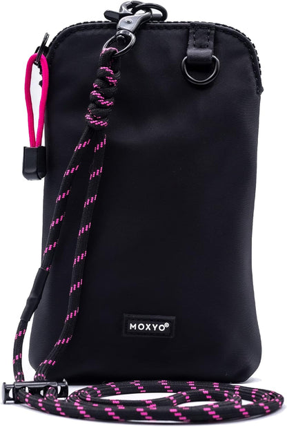 Urban Nylon Crossbody Phone Bag, Small Lightweight and Durable Travel Bag With Removable, Adjustable Paracord Straps