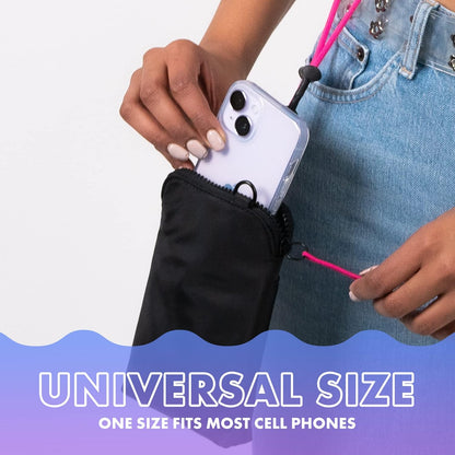 Urban Nylon Crossbody Phone Bag, Small Lightweight and Durable Travel Bag With Removable, Adjustable Paracord Straps