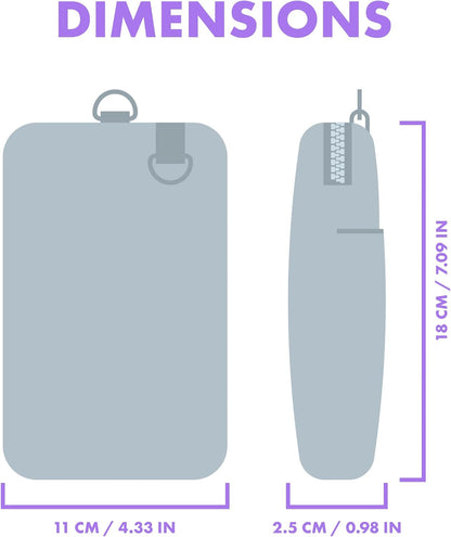 Urban Nylon Crossbody Phone Bag, Small Lightweight and Durable Travel Bag With Removable, Adjustable Paracord Straps