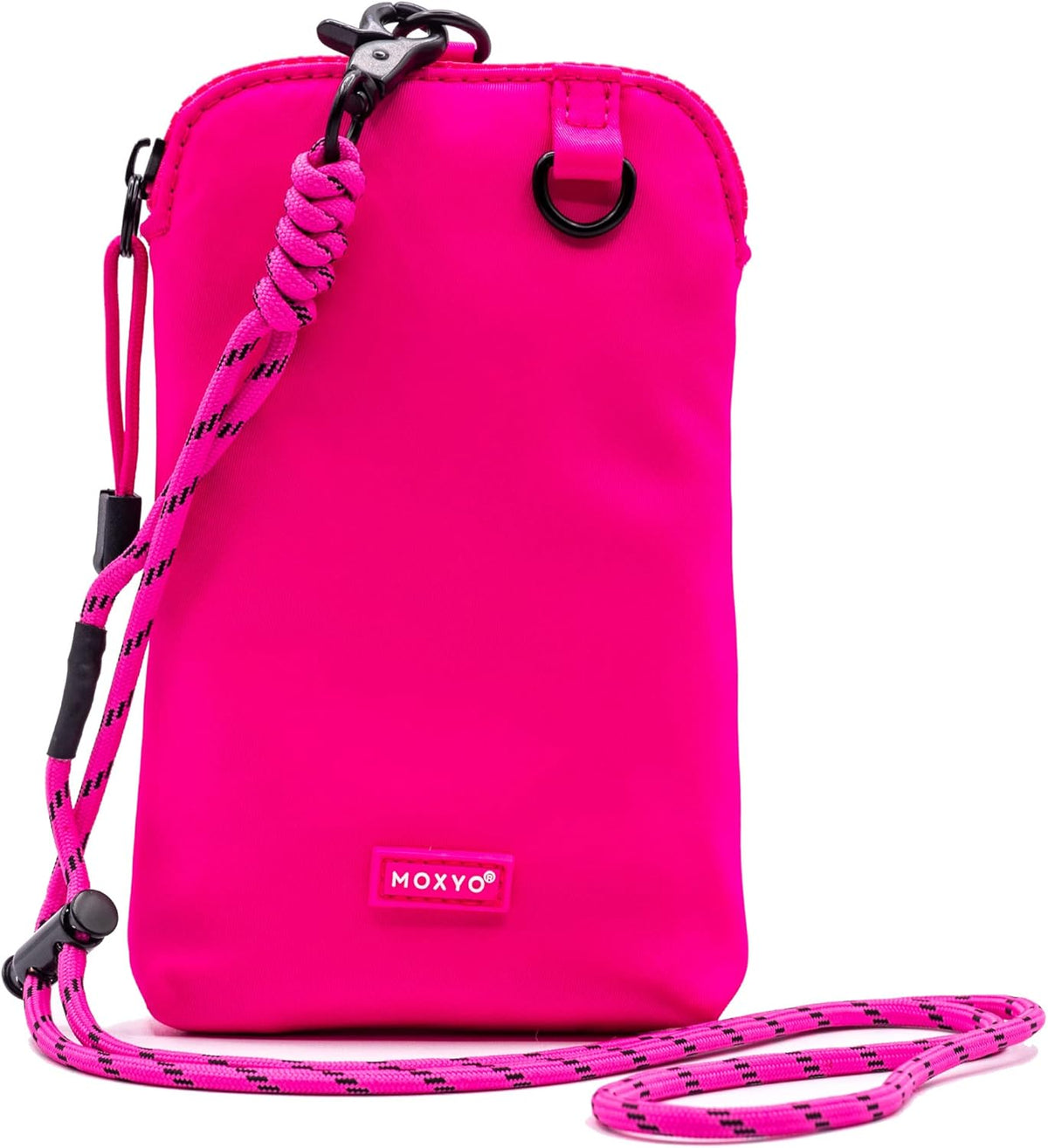 Urban Nylon Crossbody Phone Bag, Small Lightweight and Durable Travel Bag With Removable, Adjustable Paracord Straps
